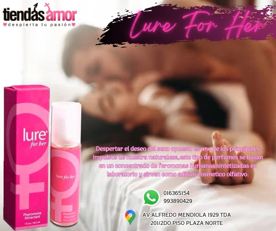 LURE FOR HER UN PERFUNE PARA DESPERTA EL DESEO SEXUAL OPUESTO